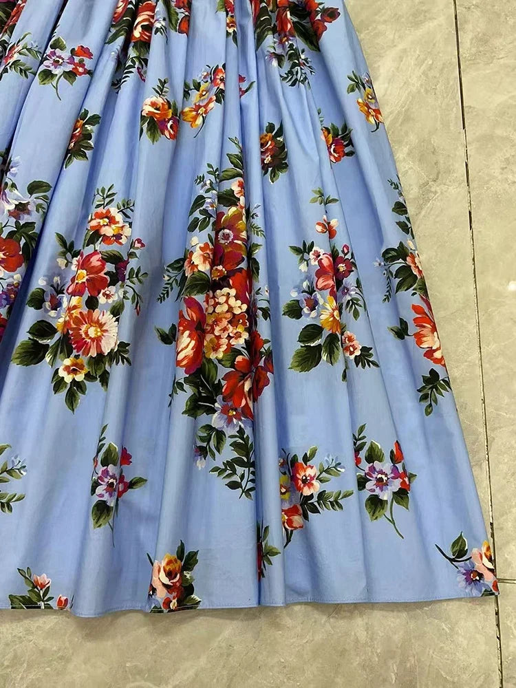 2026 New Women's Dress Sexy Spaghetti Strap Backless Fashion Print Cotton Casual Holiday Dresses