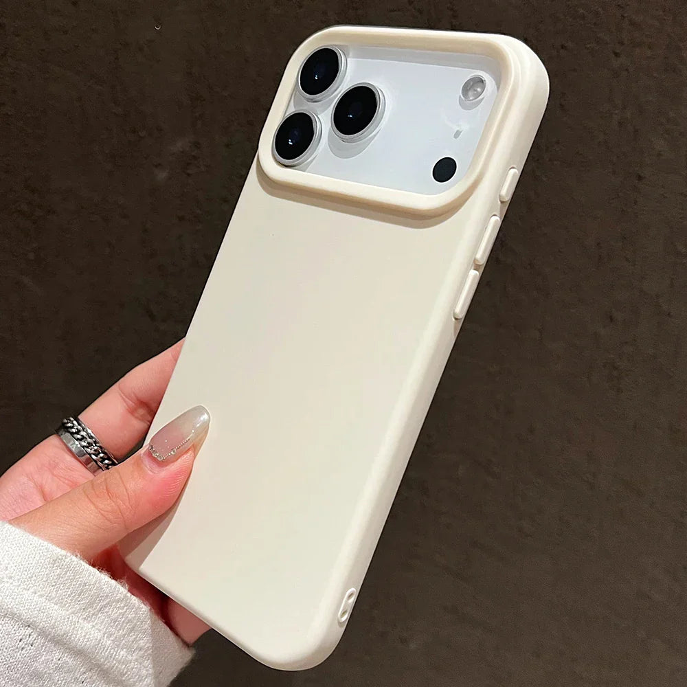 Candy Color Silicone Protective Phone Case For iPhone 17 Pro Max 17 Air 17 Pro Shockproof Matte Soft TPU Bumper Back Cases Cover