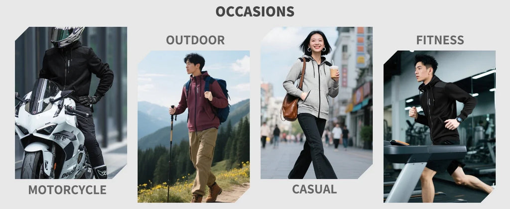 Men Motorcycle Hoodie Shirt Motorcycle Winter Warm Jacket Riding Casual Motorcycle Riding Clothes