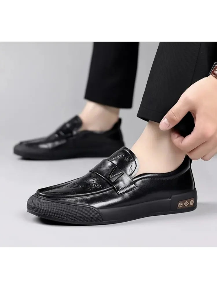 High-Quality Men's Leather Shoes – Comfortable Formal Footwear for Work & Occasions