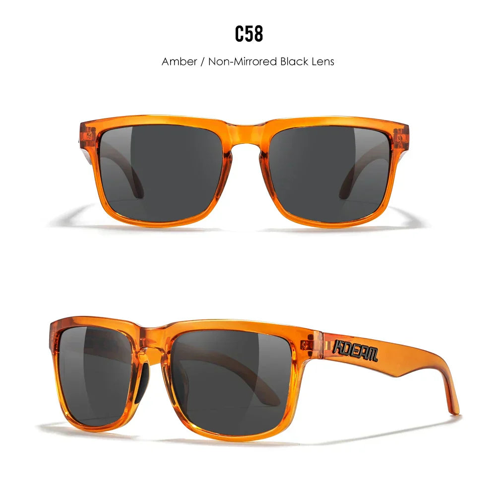 Unisex Square Sunglasses Polarized Coated Lens Suitable For Driving Fishing Sunglasses Anti-Blue Light Computer Eyeglasses