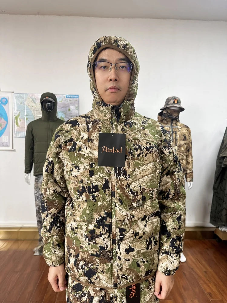 Men's Kelvin Light Down Jacket Camouflage Fishing Hunting Down Wear