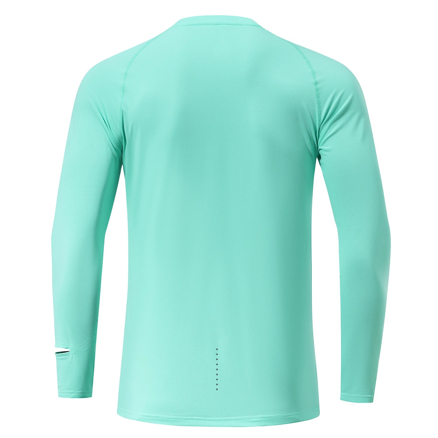 Mens Autumn Running T-Shirt Long Sleeve Anti-UV Workout Tops Shirts Training Shirt with Thumb Hole Anti-Static Cuff Quick Drying