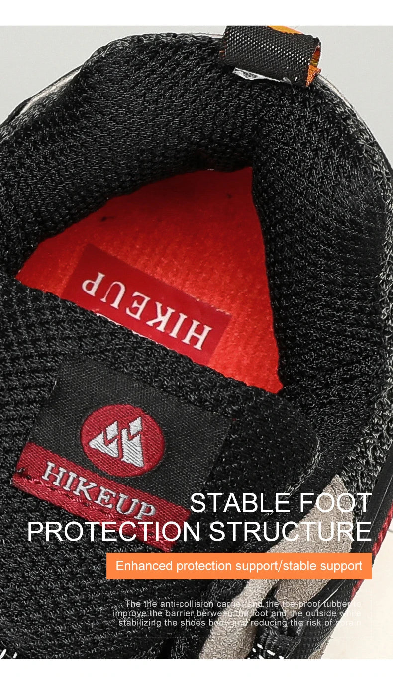 New Non-slip Wear Resistant Men‘s Outdoor Hiking Shoes Breathable Splashproof Climbing Men Sneaker Hunting Mountain Shoes
