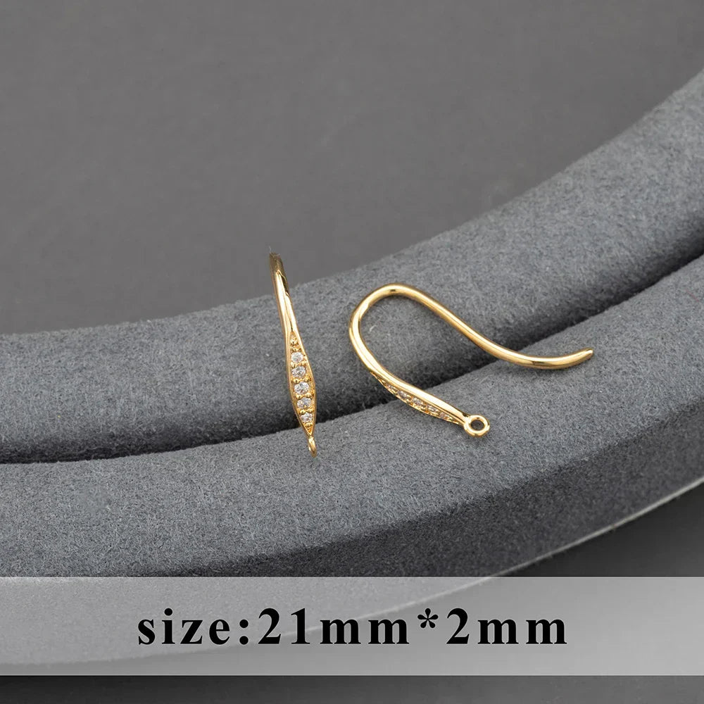 20pcs/lot M800 jewelry accessories,pass REACH,nickel free,18k gold plated,copper,connector,diy earrings,jewelry making