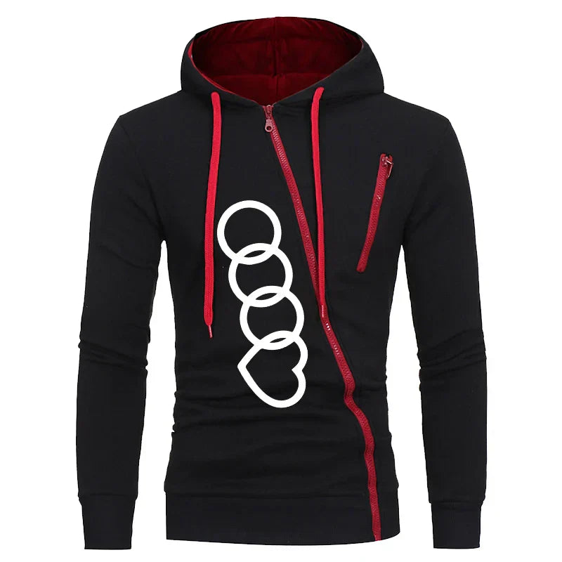 Pant Sets men's Zipper Sweatshirt Suit Hooded Zip-up Man Clothes for Men Winter Tracksuit Sets Sweatsuit Set Men's Hoodies Male