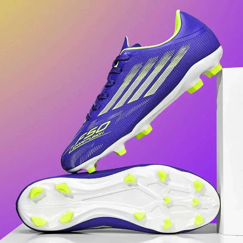 New Men Professional Football Boots Non-Slip TF/FG Boys Sneakers Match Soccer Shoes Ankle Comfortable Sports Shoes Unisex
