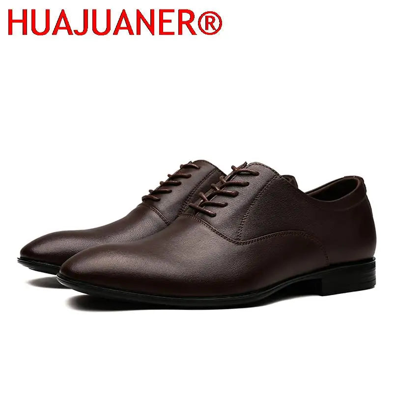 Luxury Oxford Genuine Leather Mens Shoes Brand Formal Shoes Top Quality Business Wedding Dress Italian Footwear Plus Size 49 50