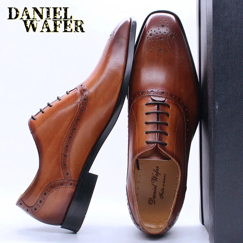Men's Luxury Dress Shoes – Premium Leather Formal Footwear for Business & Events