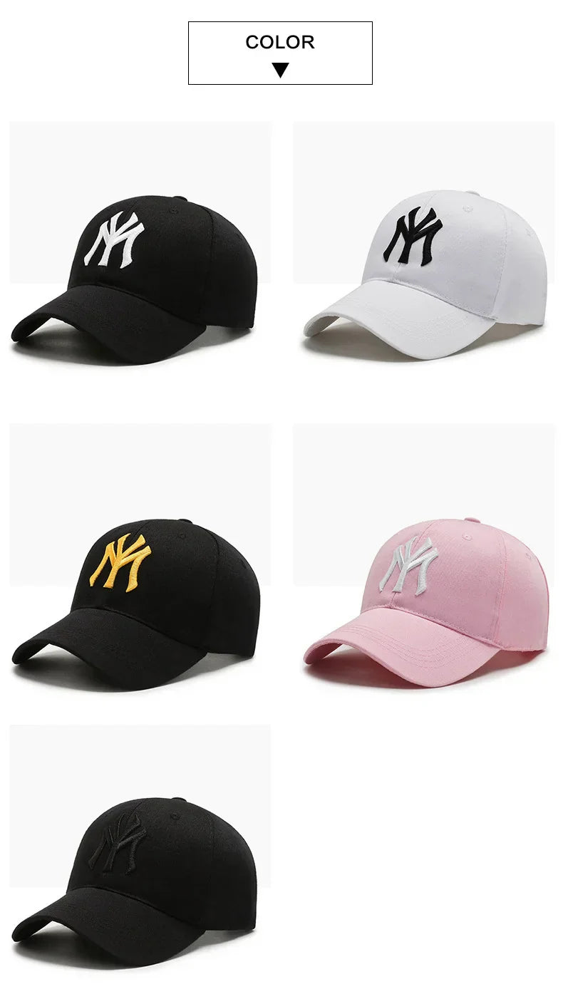 Fashion letter embroidery men women baseball cap duck tongue cap women men