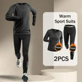 Winter Men's Outdoor Running Sets 2-5 PCS Fitness Morning Jogging Sports Quick-Dry Windproof Cycling Training Joggers Tracksuit