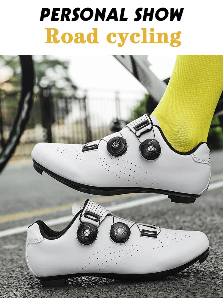 New Cycling Sports Shoes Men MTB Pedal Bicycle Shoes Women Lightweight Road Self-Locking SPD Racing Shoes Unisex Cycling Shoes