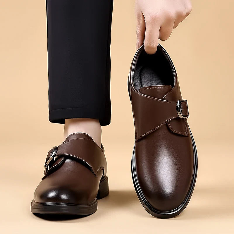 Classic Leather Men Loafers Fashion Man Casual Shoes Outdoor Slip on Flats Non-Slip Driving Shoe Business Moccasins Oxford Shoes