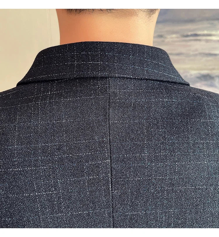 Traje De Boda De Alta Calidad Para Hombre, Traje Profesional De Negocios A La Moda, Chaleco Y Pantalones, Conjunto De 3/2 Piezas