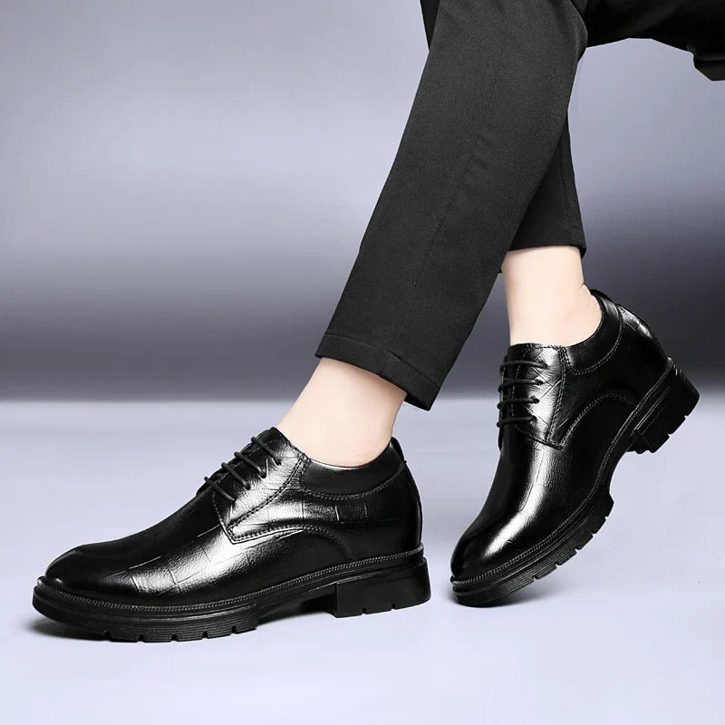 Genuine Leather Men's Oxford Shoes Lace Up Casual Shoes Comfortable Sneakers Outdoor Male Walking Shoes Formal Dress Footwear