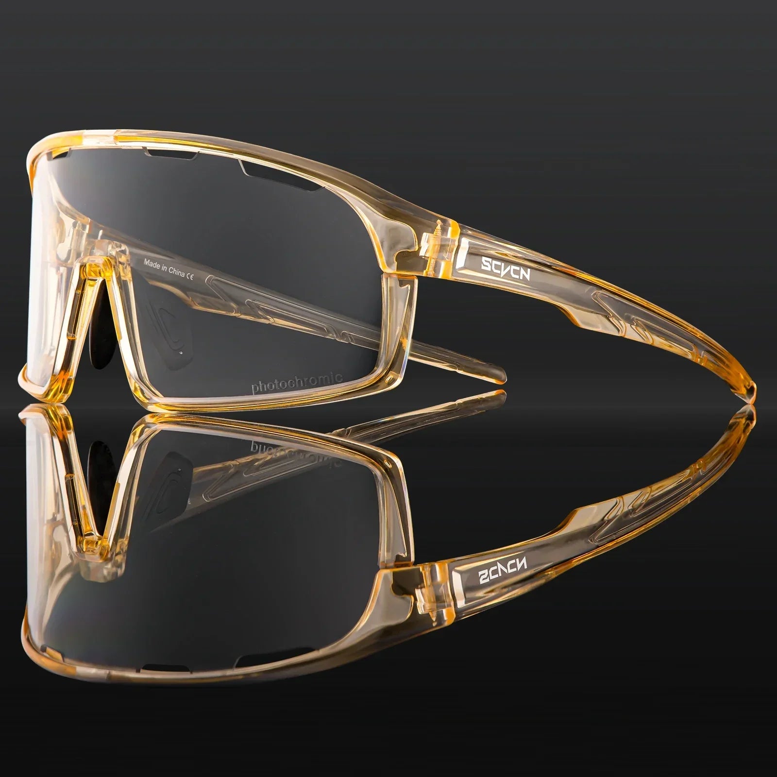 Photochromic Cycling Sunglasses Cycling Glasses UV400 Bicycle Eyewear Sports MTB Outdoor Bike Goggles Sunglasses Eyepieces