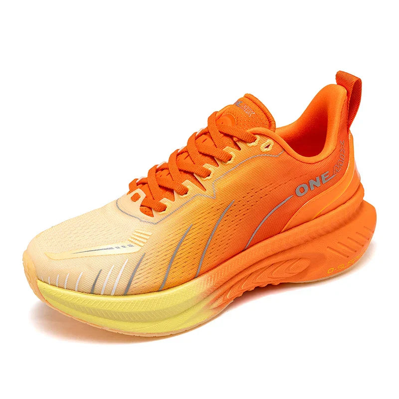 Cushioning Running Shoes For Men Suitable Heavy Runners Lace Up Sports Women Non-slip Outdoor Athletic Male Sneakers