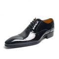 Deluxe Men's Leather Shoes Business office formal leather shoes Oxford Lace-up Classic Fashion cowhide shoes for Men