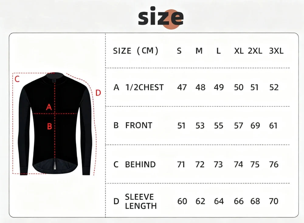 Men's Cycling Jacket Windproof Waterproof Bicycle Windbreaker Road Bike Jersey Long Sleeve Cycling Clothing MTB