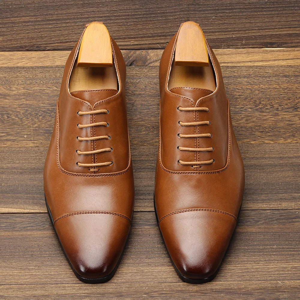 Comfortable dress shoes men, fashionable Oxford gentlemen's social men's shoe