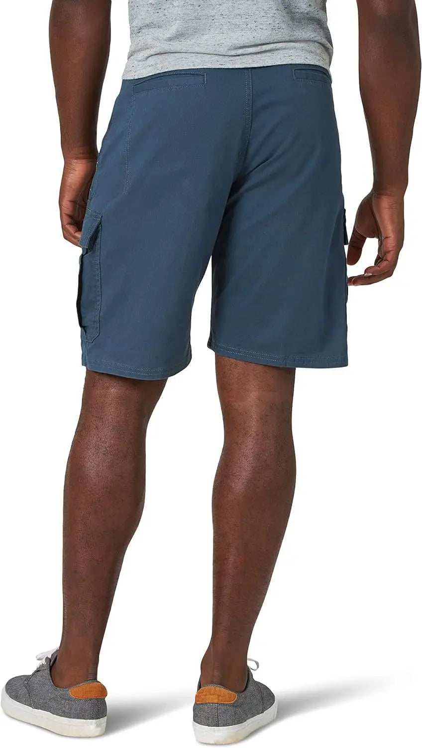 Men Cargo Shorts Men Multi Pocket Tactical Shorts Men Outdoor Casual Hiking Camping Straight Fit Shorts Breathable Mens Shorts