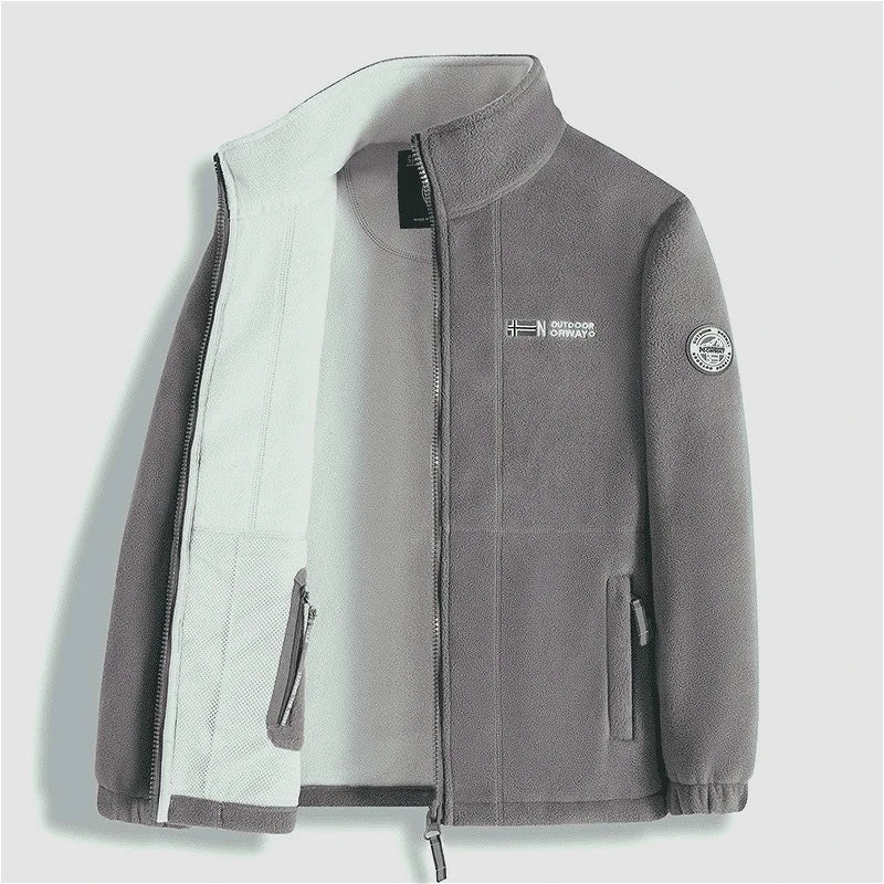 Men Winter Jacket New Arrival Polar Fleece Outwear Thick Fleece Lined Outdoor Man Autumn Jacket Coat