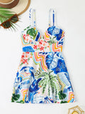 One Piece Swimsuit Women 2026 New Print Sling Push Up Bodysuit Sexy Swimwear Cover Up Monokini Summer Beach Bathing Suit Female