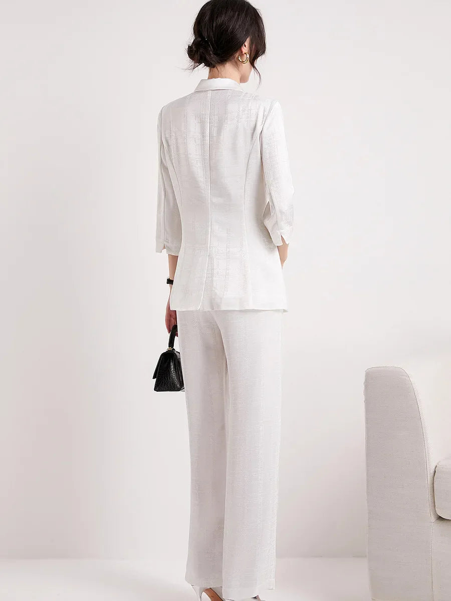 Female fashion waist lady suit