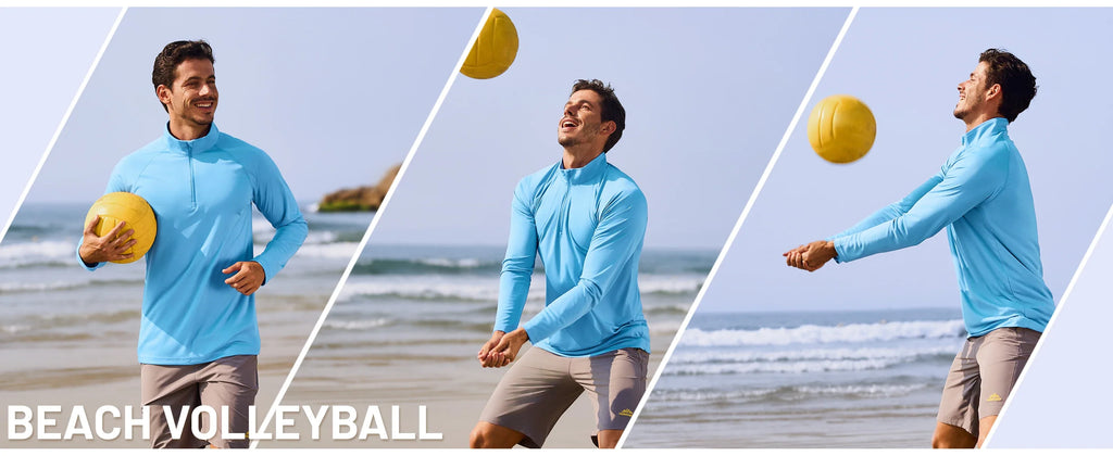 UPF50+ UV Protection T-Shirt Mens Lightweight Long Sleeve Quick Dry Fishing Shirt Outdoor Hiking Workout Rash Guards
