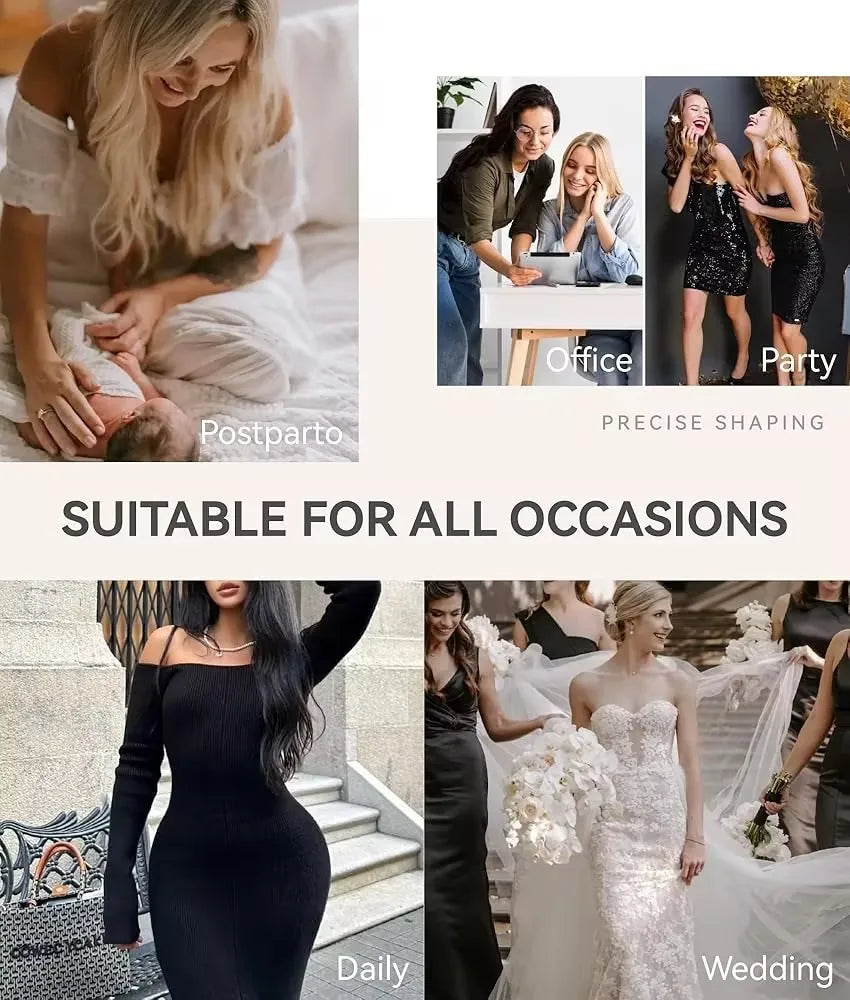 Women's Open Chest Girdles Colombian Body Shaper Firm Compression Hourglass Waist Modeling Strap BBL Postpartum Flat Belly Fajas