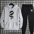 Outdoor Daily Sports Comfortable Quality 2026 Spring Hot Sales Casual Men's Hooded Tracksuit Single Sweatshirts And Sweatpants