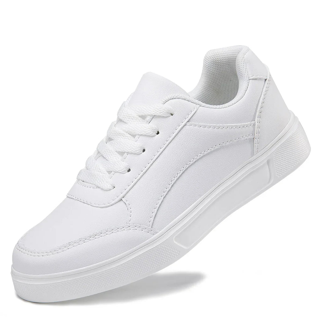 Women Casual Sneakers Leather Platform Sneakers for Women Classics Comfort Skateboarding Shoes Non-Slip