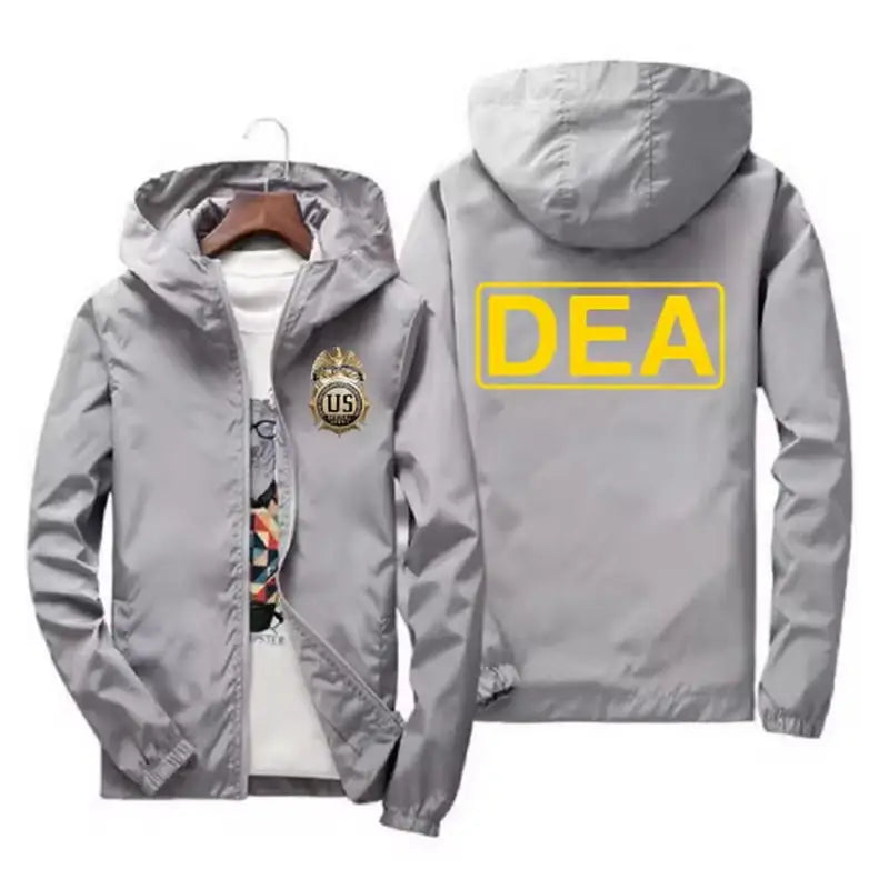 High Quality Men's Thin Coat 2024 Spring Autumn Men's Casual Outerwear Printed Jacket Windbreaker Coat