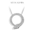 Moissanite Necklace Original Snake Pendant 925 Sterling Silver 18KGold Plated for Women Man Birthday Gift Party Jewelry