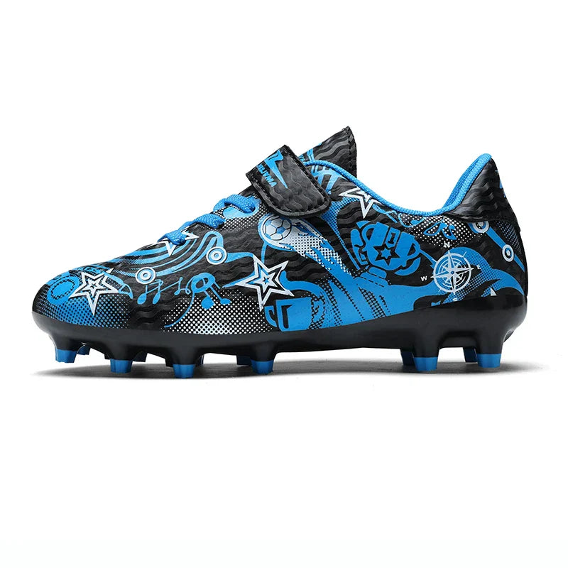 New Youth Soccer Shoes Kids Football Boots Professional Training Non-Slip Indoor Outdoor Futsal Cleats Sneakers Breathable 28-39