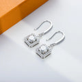 1ct D Color Moissanite Drop Earrings 925 Sterling Silver 18k Gold Plated Earrings for Woman Jewelry Gifts Wholesale