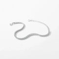 925 Sterling Silver Sparkling Clear CZ Bracelet For Women Wedding Engagement Fine Jewelry Anniversary Wife Mom Gifts