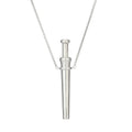 MaiLun 1pc Stress Anxiety Relief Necklace 82.5mm Length Stainless Steel Meditation Necklace Quit Smoking Anxiety Relief Necklace