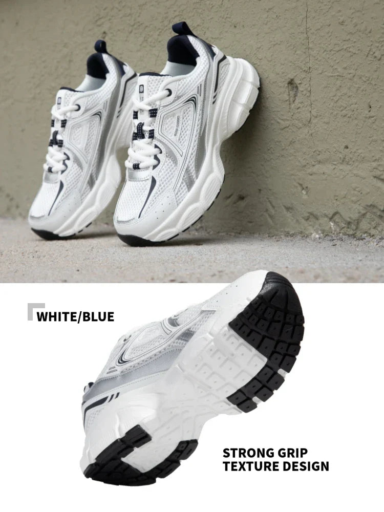 Women Sports Shoes Outdoor Lightweight Breathable Jogging Sneakers Female Casual Mesh Anti-slip Lace Up Running Shoes