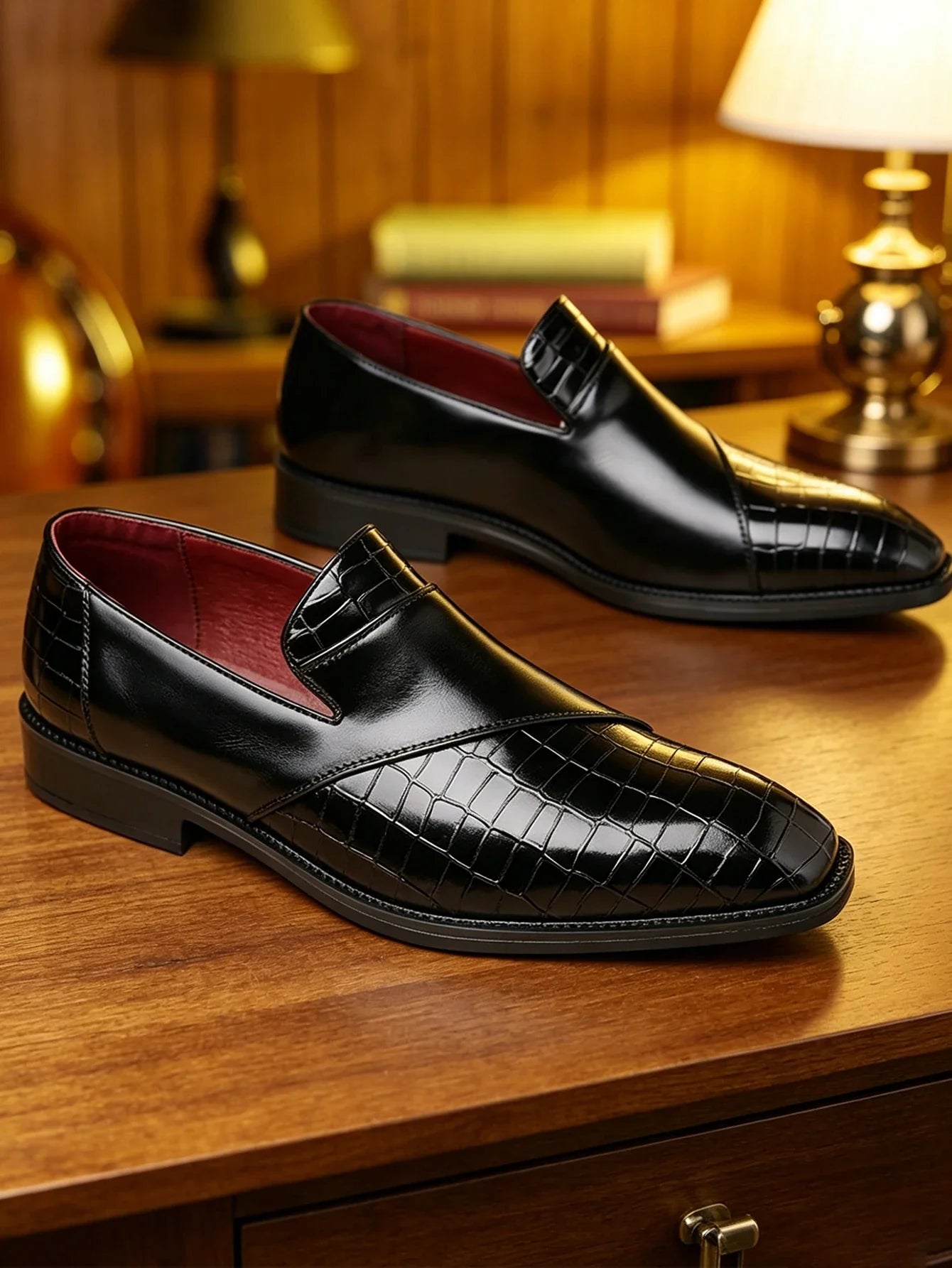 Luxury Leather Shoes for Men Brand Derby Shoes for Men Pointed Toe Men's Formal Shoes Handmade Business Footwear 2026