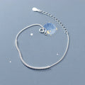 None925 Sterling Silver Clear CZ Twinkling Exquisite Zirconia Adjustable Bracelet Chain for Women Wedding Fine Jewelry Gifts