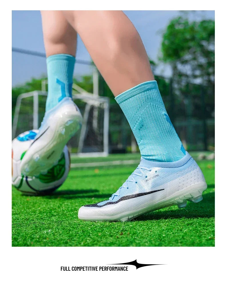 New Men Soccer Shoes Hot Sale Women Professional Football Boots Futsal Cleats Ultralight Unisex High-quality TF/FG Sneakers