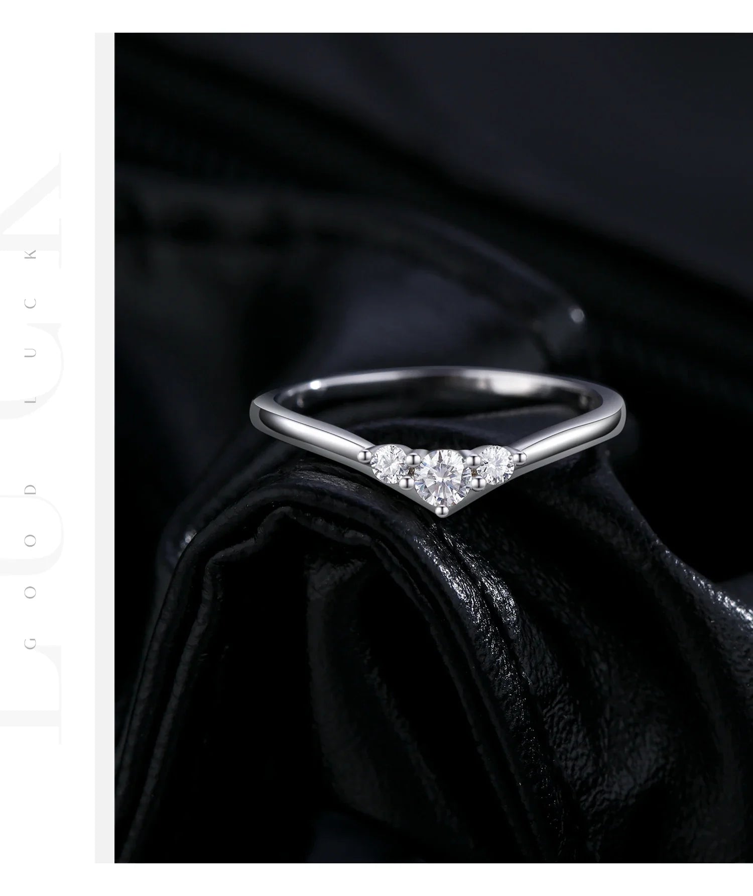 Simple Eternity Moissanite Ring 925 Sterling Silver Sparkling Simple Thin Wedding Band Rings For Women Fine Jewelry Gift