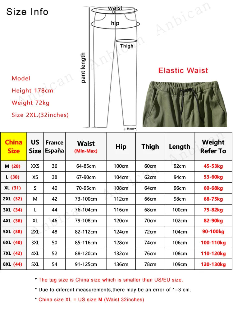 Men's Multi Pocket Cargo Pants