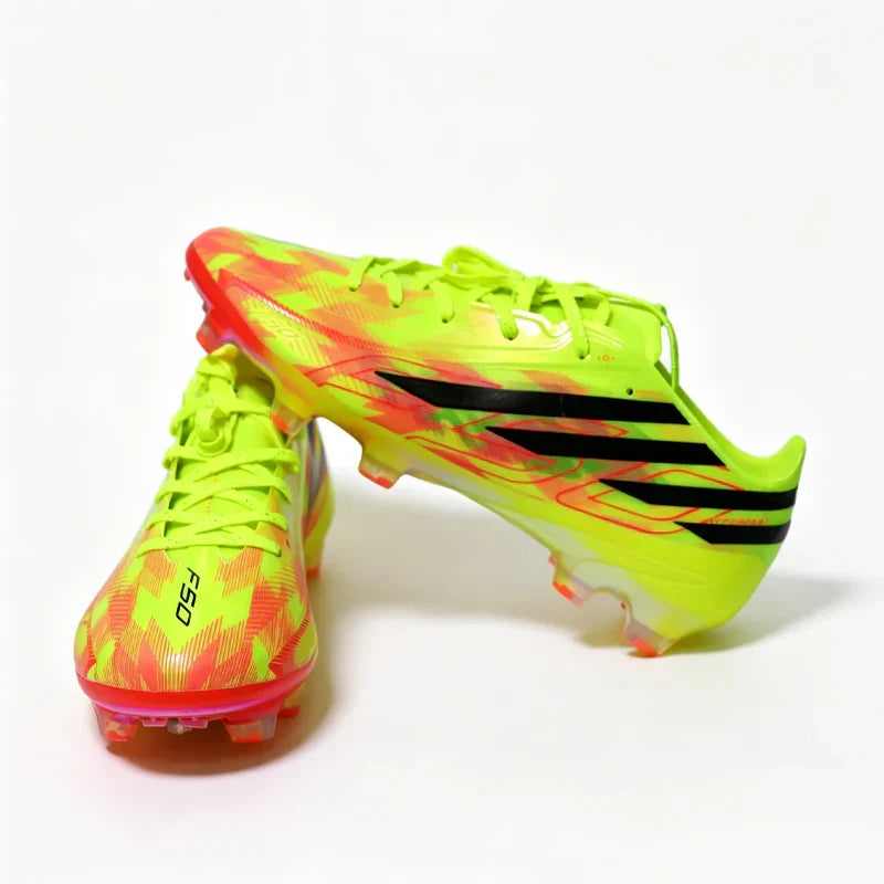 2026-F50 High Quality Mens Soccer Shoes Breathable Non-Slip Turf Soccer Cleats Boys TF/FG Training Football Boots Chuteira Campo