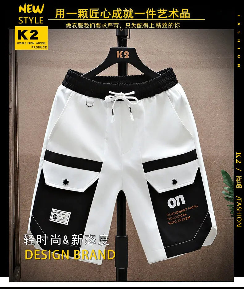 2025 summer Men's Beach Shorts men fashion Shorts Quick-Drying Shorts man Summer Thin Beach Pants Trendy Basketball Beach Pants