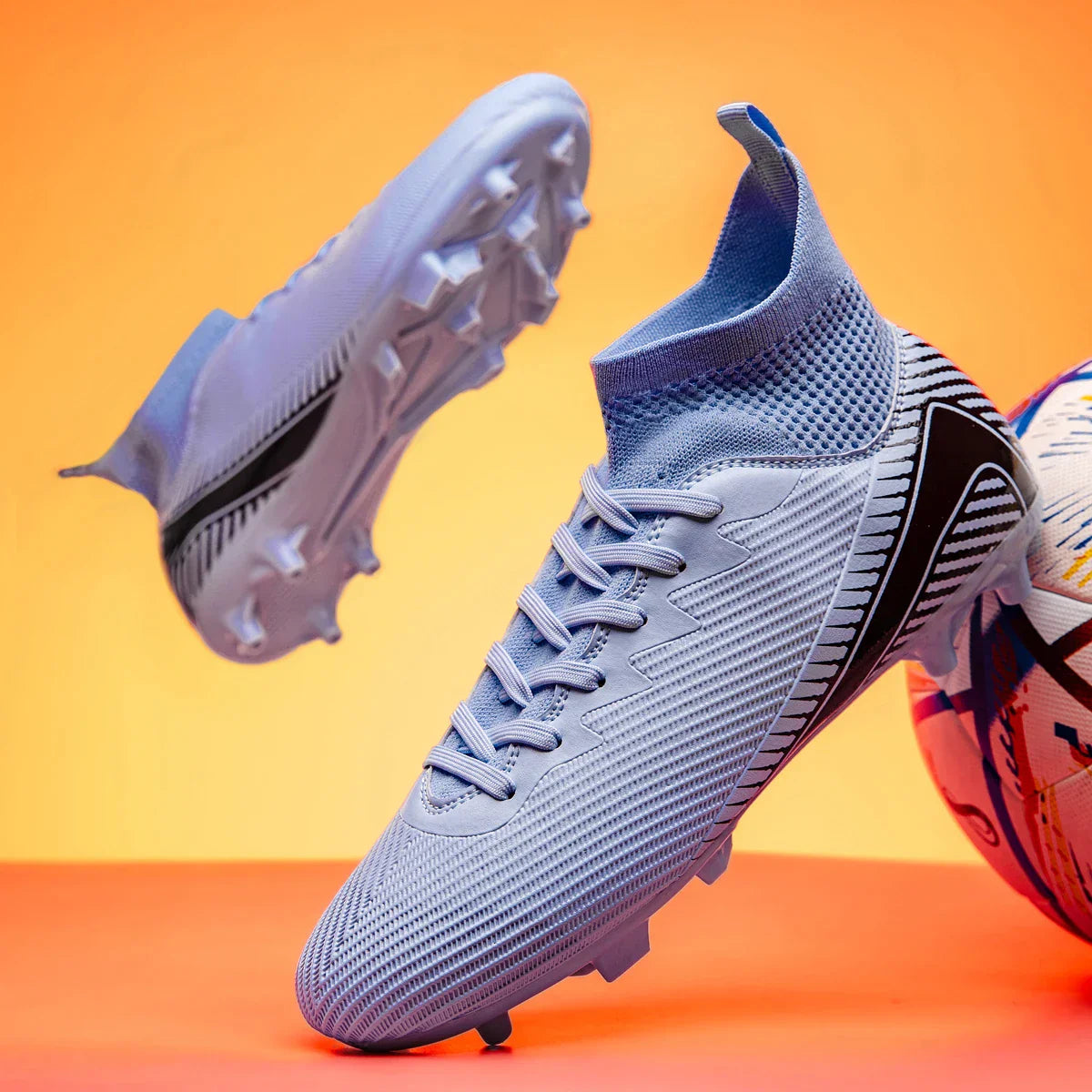 High Performance Adult Soccer Shoes Unisex for Outdoor Indoor Artificial Grass with Studs football shoes for boys  Sole spikes