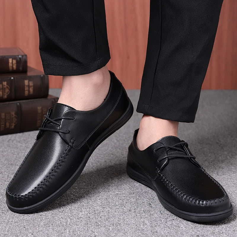 Men's Formal Leather Shoes – Classic Lace-Up Office & Business Dress Footwear