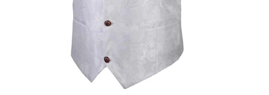 2025 New High-end V-neck Jacquard Black Vest for Men, White Sleeveless Waistcoat, Silver Billiards Uniform ,male Magician Vests