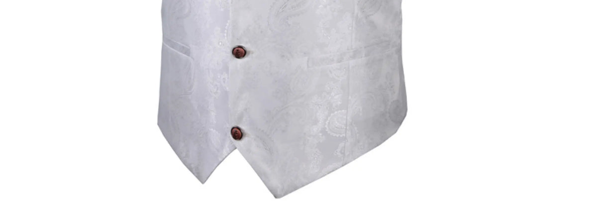 2025 New High-end V-neck Jacquard Black Vest for Men, White Sleeveless Waistcoat, Silver Billiards Uniform ,male Magician Vests